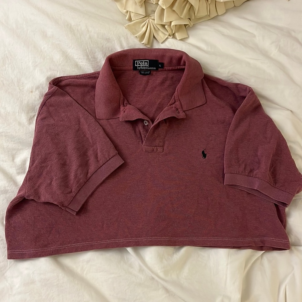 NWOT POLO CROP TOP